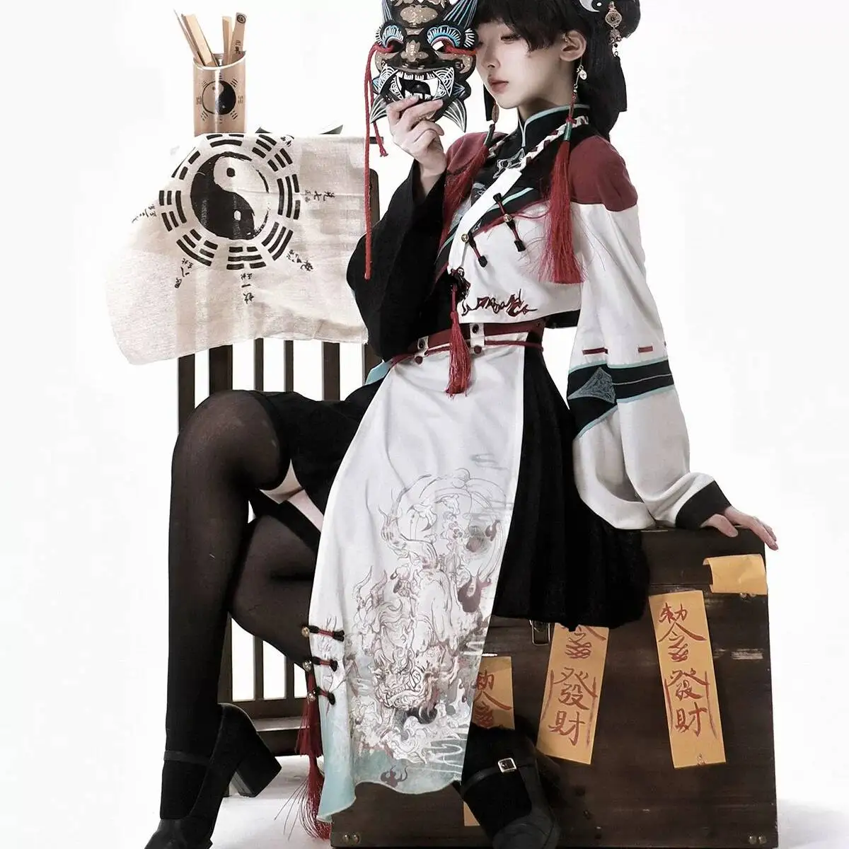 Yaoxing Original Modified Hanfu National Style Han Elements Daily Skirt And Top Half-Skirt Set New Chinese Style Spring Presale
Yaoxing Original Modified Hanfu National Style Han Elements Daily Skirt And Top Half-Skirt Set New Chinese Style Spring Presale