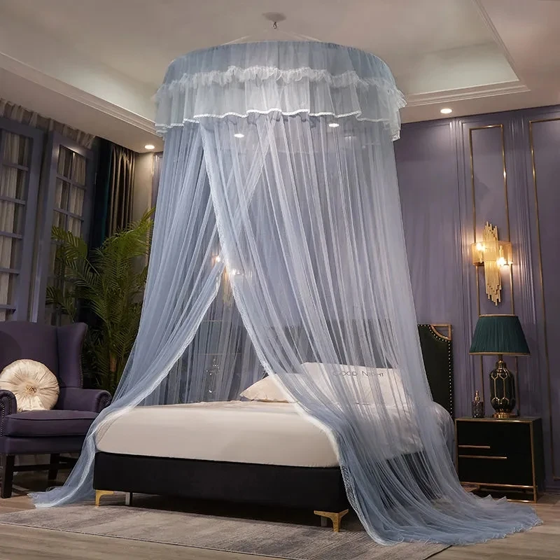 Princess Style Bedroom Single Door Mosquito Net Dome Floor-to-ceiling Free Installation Mosquito Net Girl's Room decor Yarn Tent
Princess Style Bedroom Single Door Mosquito Net Dome Floor-to-ceiling Free Installation Mosquito Net Girl's Room decor Yarn Tent