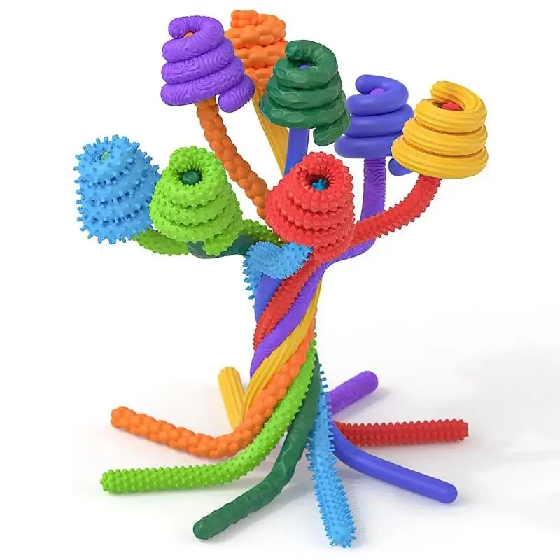 Silicone Textured Stress Relief Stick Kids Toys Sensory Game DIY Elastic Colorful Twisty Stick Adult Stress Relief Fidget Toys
Silicone Textured Stress Relief Stick Kids Toys Sensory Game DIY Elastic Colorful Twisty Stick Adult Stress Relief Fidget Toys