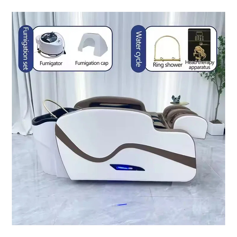 Professional Modern Spa Salon Hair Washing Chair with Steamer Chinese Thai Shampoo Massage Bed for Head Therapy & Spa Treatments
Professional Modern Spa Salon Hair Washing Chair with Steamer Chinese Thai Shampoo Massage Bed for Head Therapy & Spa Treatments