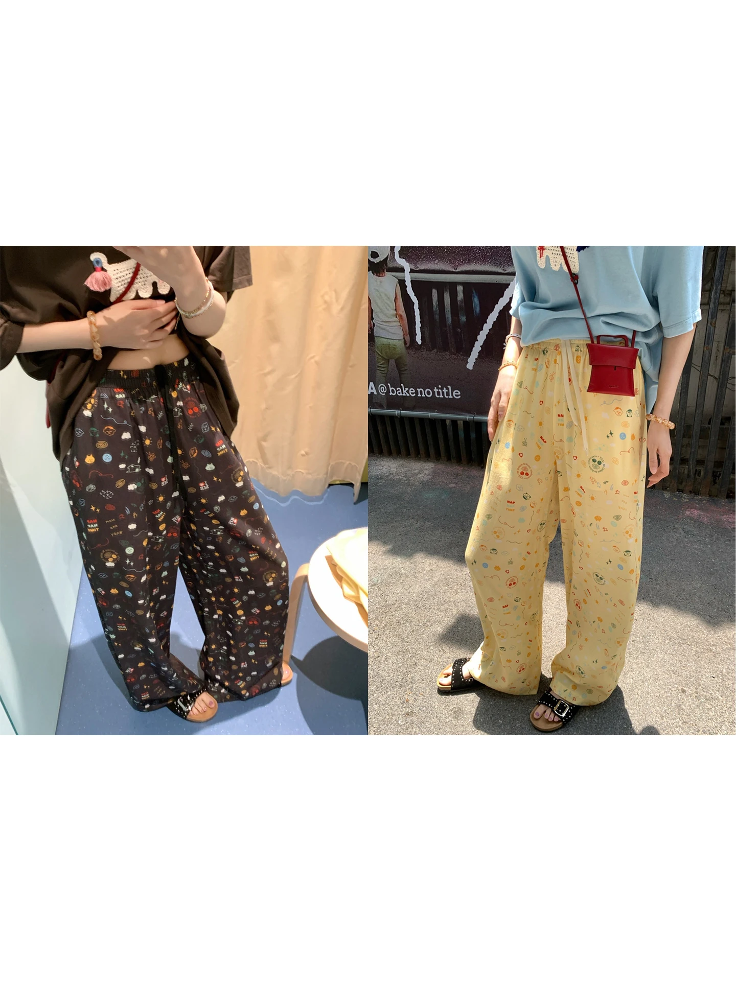 Летние брюки Realzz Oxygen Pants свободного кроя с принтом, повседневные прямые брюки для женщин, эластичный пояс
Летние брюки Realzz Oxygen Pants свободного кроя с принтом, повседневные прямые брюки для женщин, эластичный пояс