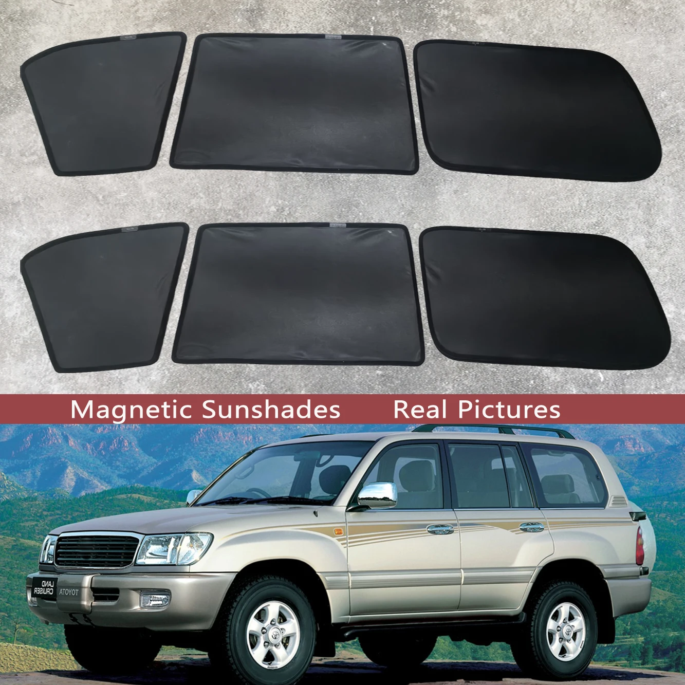 Magnetic Car Sunshade Shield Front Windshield Frame Curtain Sun Shades Accessories For Toyota Land Cruiser 100 LC100 1998 - 2006
Magnetic Car Sunshade Shield Front Windshield Frame Curtain Sun Shades Accessories For Toyota Land Cruiser 100 LC100 1998 - 2006