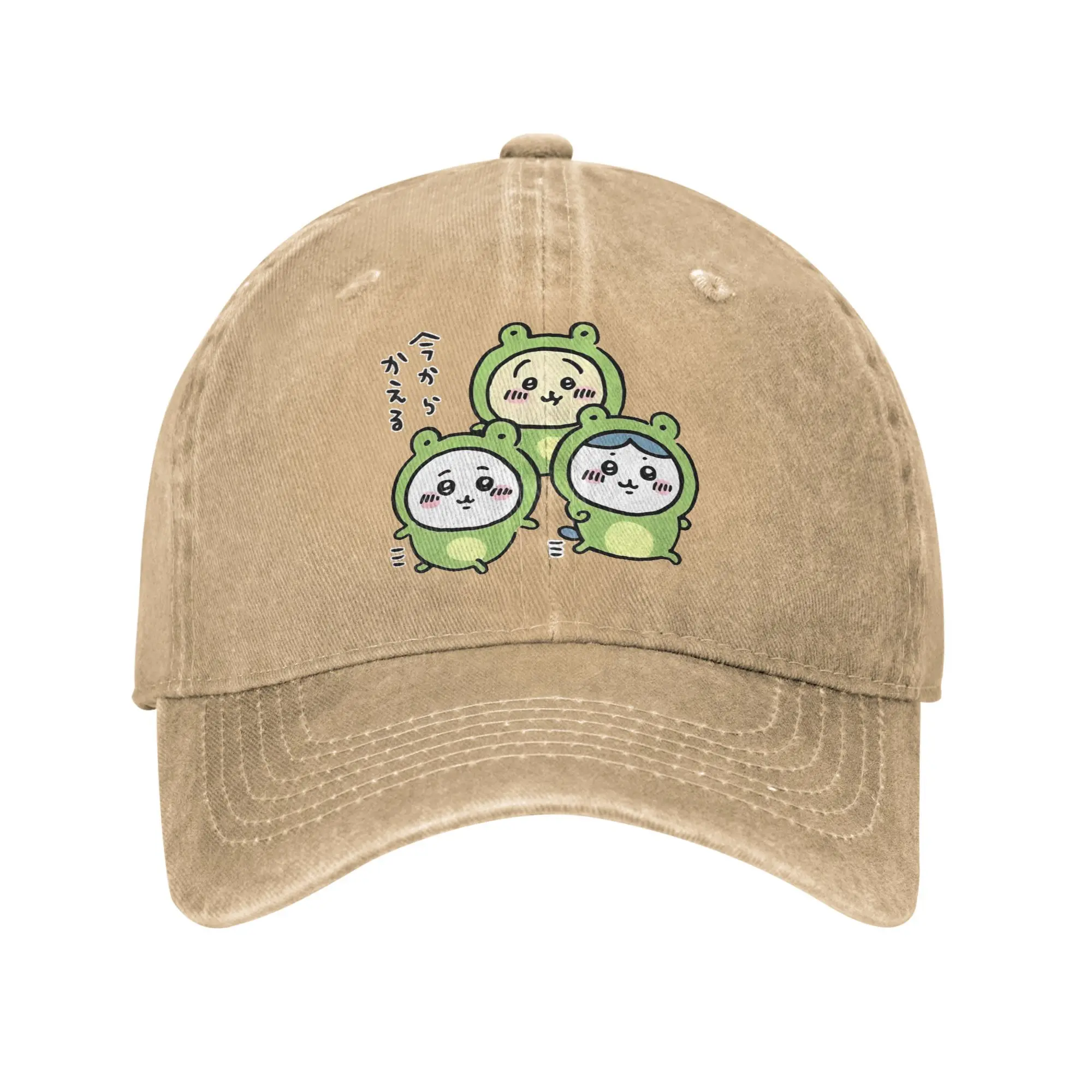 Бейсбольные кепки Chiikawa Usagi Hachiware Frog, винтажные потертые забавные головные уборы с героями мультфильмов, унисекс, подарочные шапки для активного отдыха
Бейсбольные кепки Chiikawa Usagi Hachiware Frog, винтажные потертые забавные головные уборы с героями мультфильмов, унисекс, подарочные шапки для активного отдыха