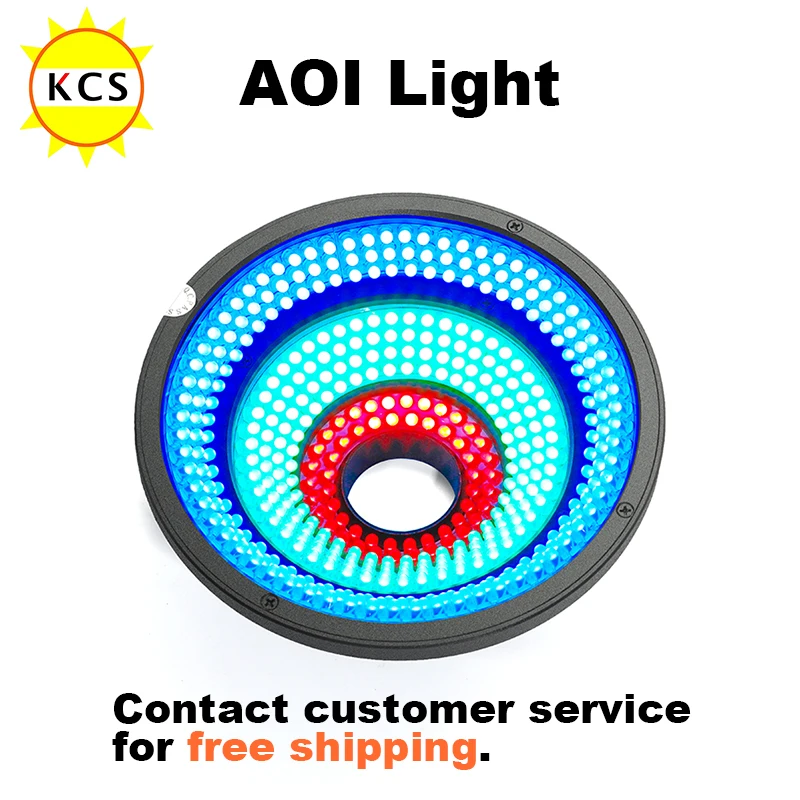 KCS AOI Light LED RGB Light Machine Vision Inspection LED Ring Light Industrial Camera Lens LED Lighting Optical Lamps
KCS AOI Light LED RGB Light Machine Vision Inspection LED Ring Light Industrial Camera Lens LED Lighting Optical Lamps