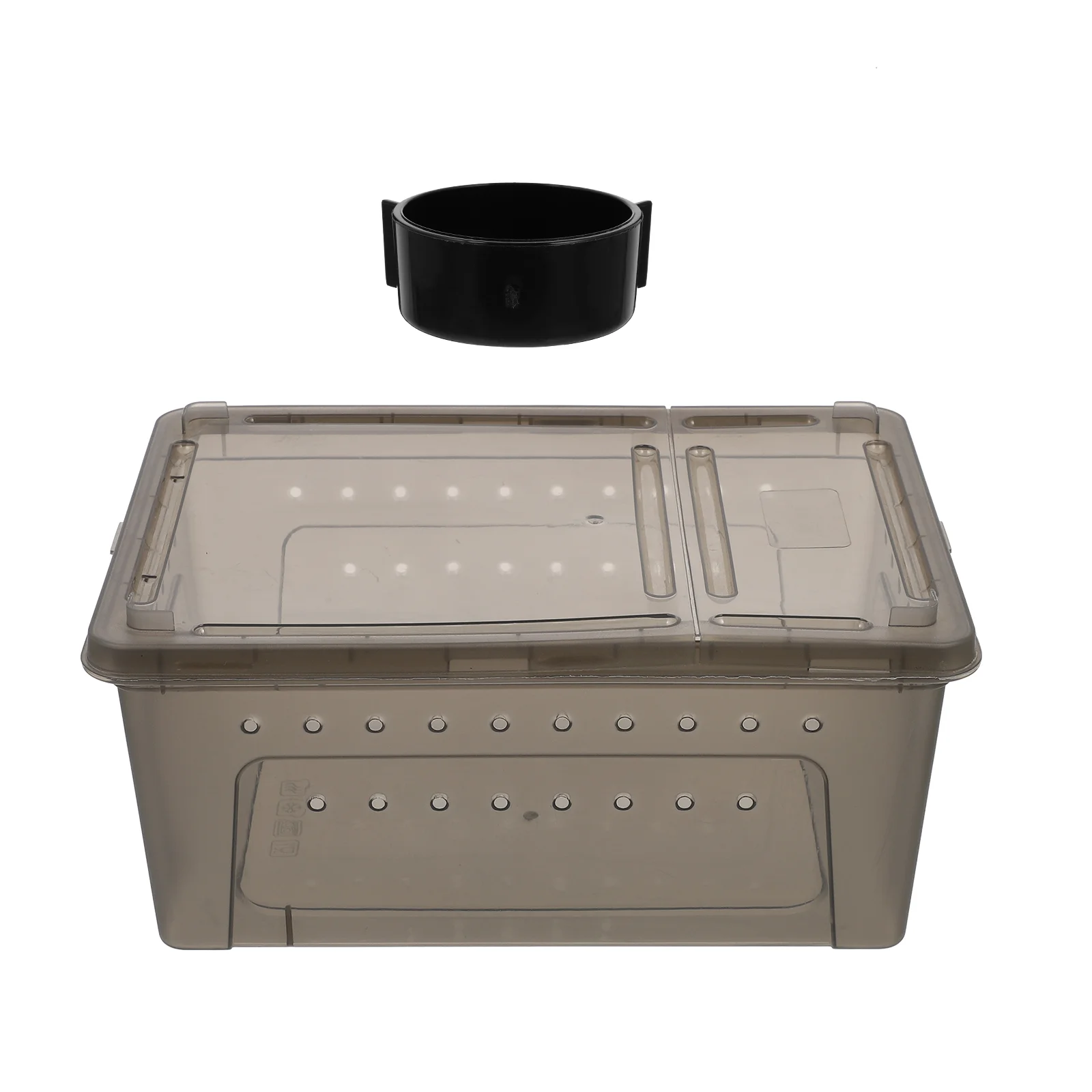 Durable Plastic Pet Breeding Box Reptile Terrarium With Feeder Ventilation Holes Safe Design For Insects Reptile Supply
Durable Plastic Pet Breeding Box Reptile Terrarium With Feeder Ventilation Holes Safe Design For Insects Reptile Supply
