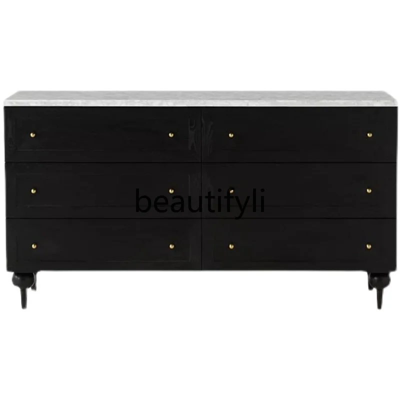 American country retro style solid wood, bedroom drawer locker French art simple storage cabinet
American country retro style solid wood, bedroom drawer locker French art simple storage cabinet