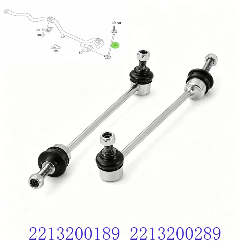 A pair A2213200189 A2213200289 L/R Front Stabilizer Bar Link for Benz S-Class W221 S300 S350 S400 S500 2213200189 2213200289
A pair A2213200189 A2213200289 L/R Front Stabilizer Bar Link for Benz S-Class W221 S300 S350 S400 S500 2213200189 2213200289