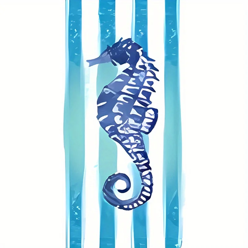 Beach Towel Seahorse And Blue Stripes Pattern Sun Protection And Windproof Suitable For Swimming Pool Camping Travel Blanket
Beach Towel Seahorse And Blue Stripes Pattern Sun Protection And Windproof Suitable For Swimming Pool Camping Travel Blanket