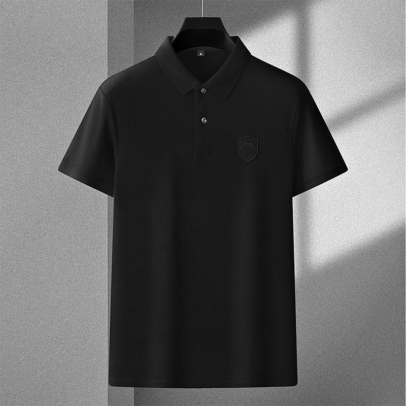 Summer 2026 Men's Short Sleeved T-shirt with A Lapel for Business and Casual Polo Shirt, Loose Half Sleeved for Men
Summer 2026 Men's Short Sleeved T-shirt with A Lapel for Business and Casual Polo Shirt, Loose Half Sleeved for Men