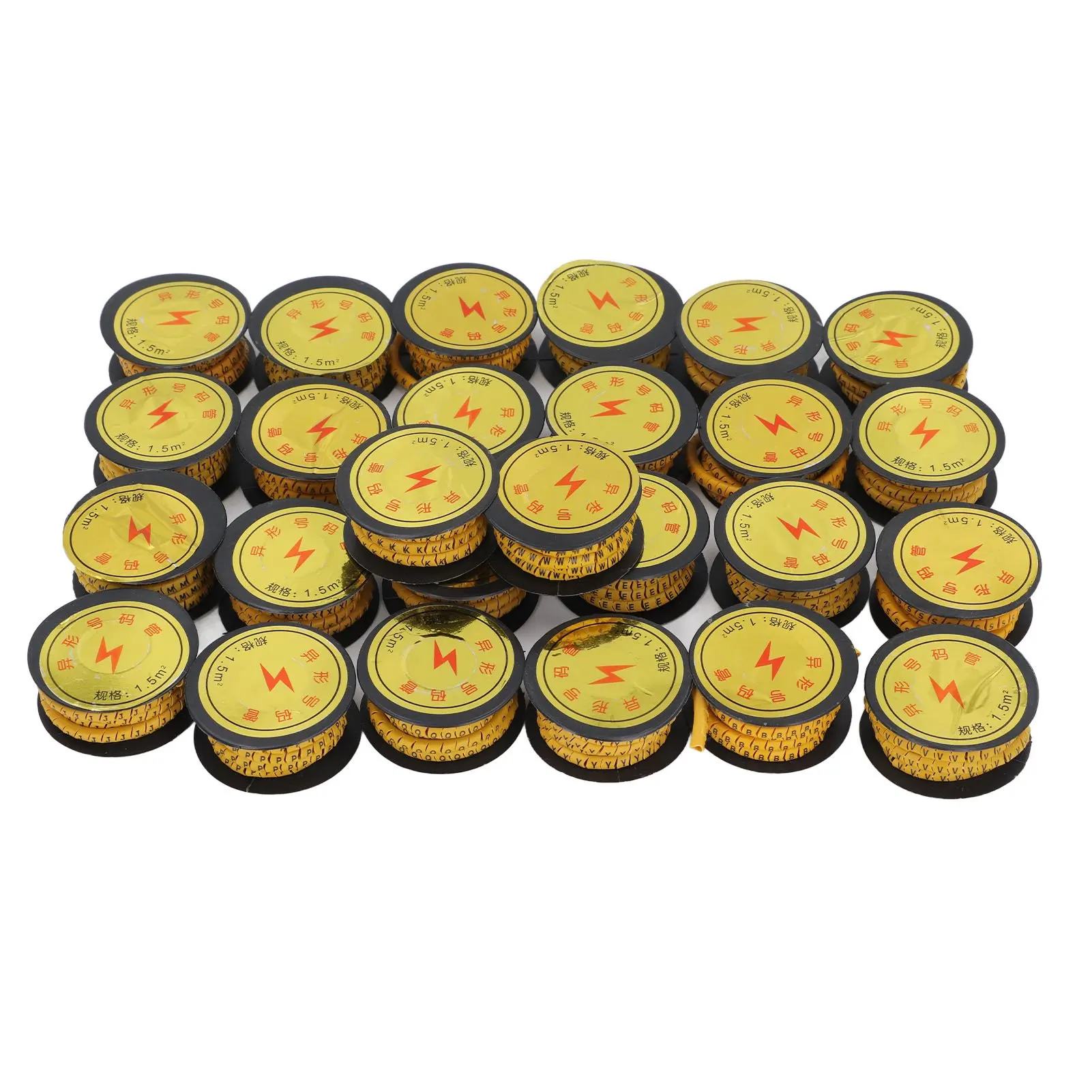 26PCS Set Tube Cable Marker EC Letter Number PVC A to Z Marking Coded Cable Marker 1.5m²/2.5m²/4m²/6m²/10m²
26PCS Set Tube Cable Marker EC Letter Number PVC A to Z Marking Coded Cable Marker 1.5m²/2.5m²/4m²/6m²/10m²