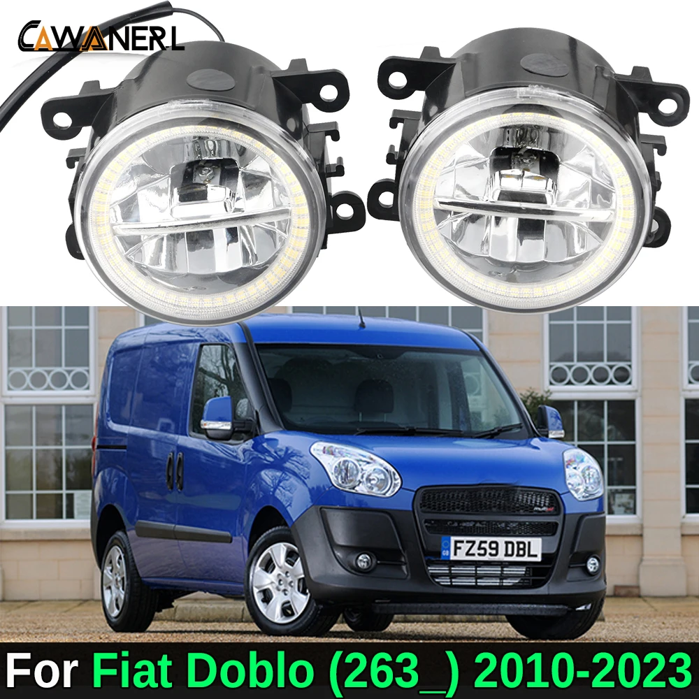 2 Pieces 30W LED Fog Light Angel Eye DRL For Fiat Doblo (263_) 2010-2023 Car Front Bumper Fog Daytime Running Lamp H11
2 Pieces 30W LED Fog Light Angel Eye DRL For Fiat Doblo (263_) 2010-2023 Car Front Bumper Fog Daytime Running Lamp H11