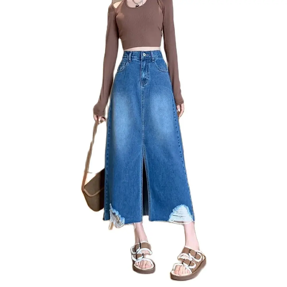 2024 New,Casual A-line Denim Skirt,Women Clothing,Spring Autumn Retro High Waist Jeans Skirts ,Female Cowboy Skirt
2024 New,Casual A-line Denim Skirt,Women Clothing,Spring Autumn Retro High Waist Jeans Skirts ,Female Cowboy Skirt