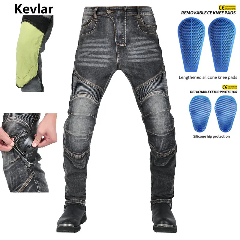 2022 Men Motorcycle Pants Aramid Motorcycle Jeans Protective Gear Riding Touring Black Motorbike Trousers Blue Motocross Jeans
2022 Men Motorcycle Pants Aramid Motorcycle Jeans Protective Gear Riding Touring Black Motorbike Trousers Blue Motocross Jeans