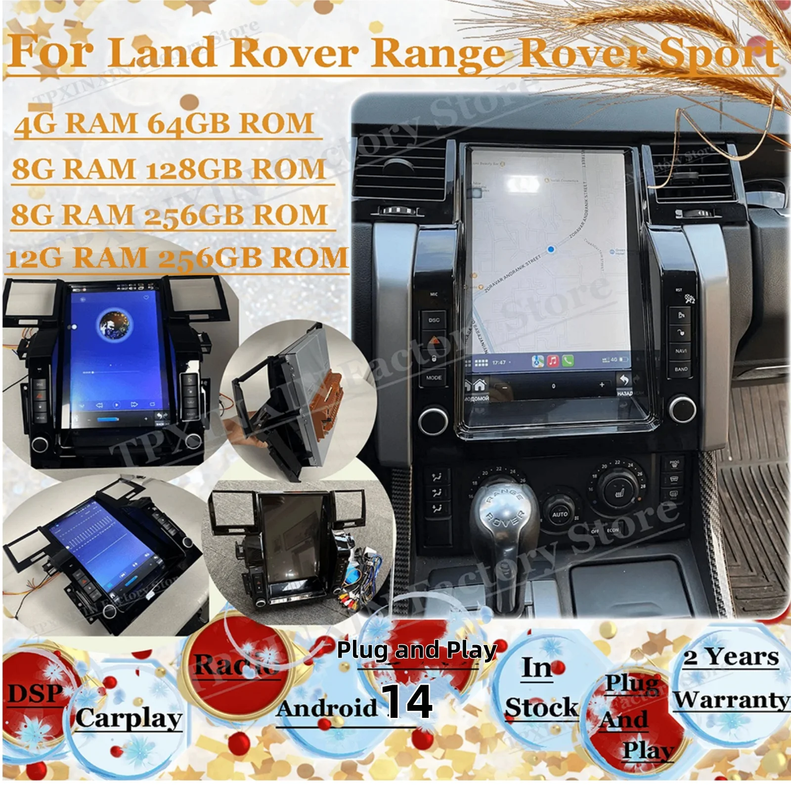 Vertical Android Radio For Land Rover Range Rover Sport 2005 2006 2007 2008 2009 Automotive Multimedia GPS Navigation Head Unit
Vertical Android Radio For Land Rover Range Rover Sport 2005 2006 2007 2008 2009 Automotive Multimedia GPS Navigation Head Unit