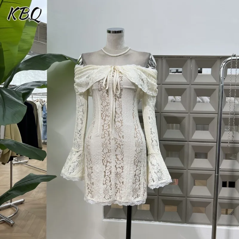 KBQ French Sexy Slimming Evening Dresses For Women Slash Neck Off The Shoulder Sleeve Backless Temperament Dress Female Fashion
KBQ French Sexy Slimming Evening Dresses For Women Slash Neck Off The Shoulder Sleeve Backless Temperament Dress Female Fashion