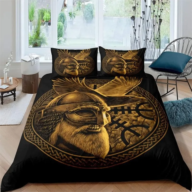 Northern Culture Wolf Bedding Set,Mystical Symbol Duvet Cover 3D Print Quilt Cover Pillowcase king Queen Size Boys Adult
Northern Culture Wolf Bedding Set,Mystical Symbol Duvet Cover 3D Print Quilt Cover Pillowcase king Queen Size Boys Adult