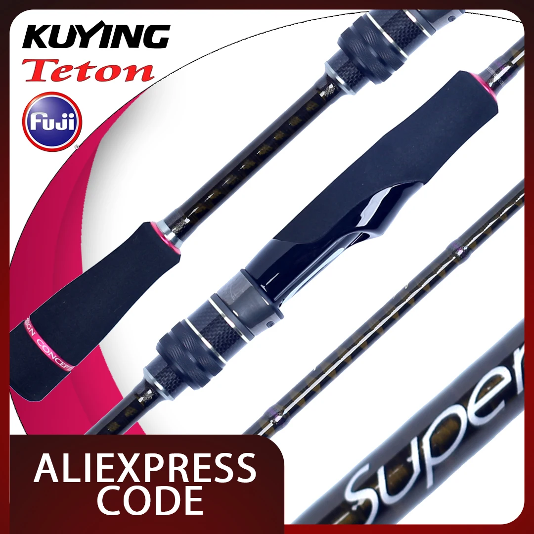 KUYING SUPERLITE Fishing Rod Lure Pole Casting Spinning Fuji Parts TOray X Carbon Graft Solid Tubular Tip Bottom Water Shore
KUYING SUPERLITE Fishing Rod Lure Pole Casting Spinning Fuji Parts TOray X Carbon Graft Solid Tubular Tip Bottom Water Shore