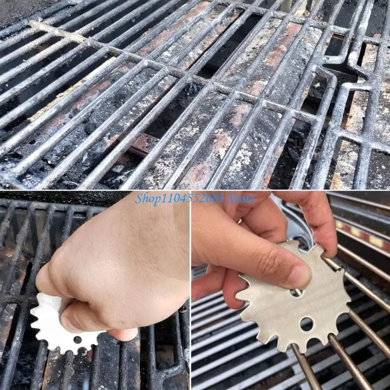 Y6GD Outdoor Grill Brush Stainless Steel Thickened Edges Scrapers Portable Hanging Hook Design for Camping Picnics Cooking
Y6GD Outdoor Grill Brush Stainless Steel Thickened Edges Scrapers Portable Hanging Hook Design for Camping Picnics Cooking