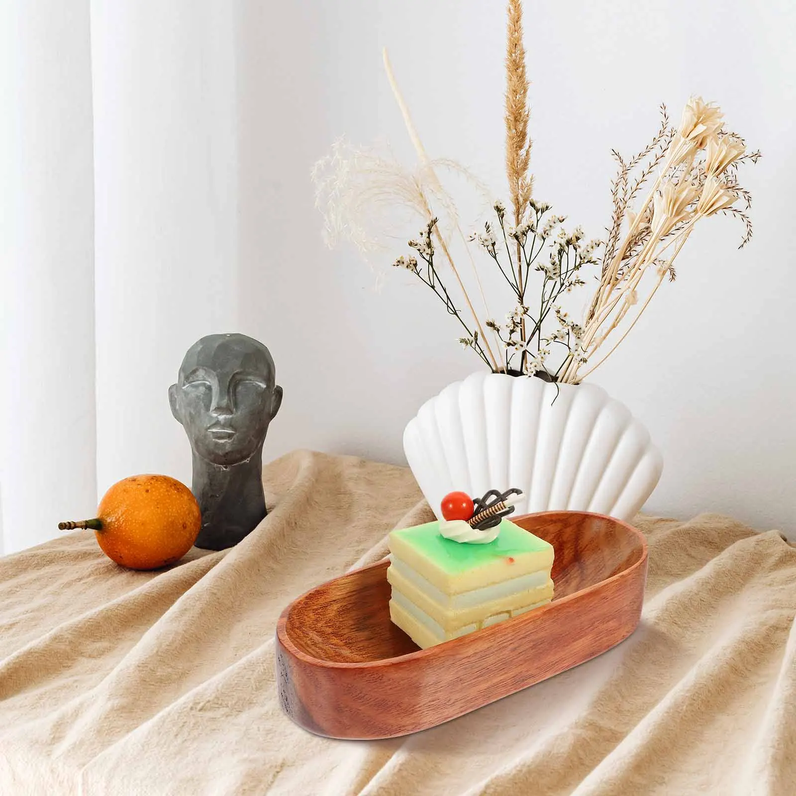 Wooden Tea Towel Holder Large Tray Handles Fruit Snack Bread Dishes Platter Home Decor Smooth Kitchen Bar
Wooden Tea Towel Holder Large Tray Handles Fruit Snack Bread Dishes Platter Home Decor Smooth Kitchen Bar