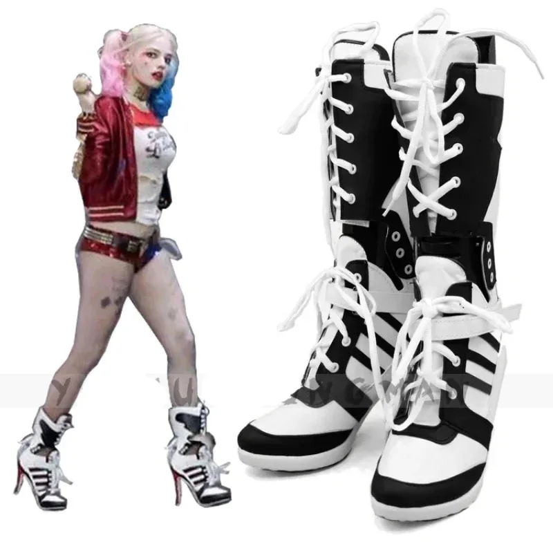 25COSHarley-Quinn Cosplay Shoes Boots Customized
25COSHarley-Quinn Cosplay Shoes Boots Customized