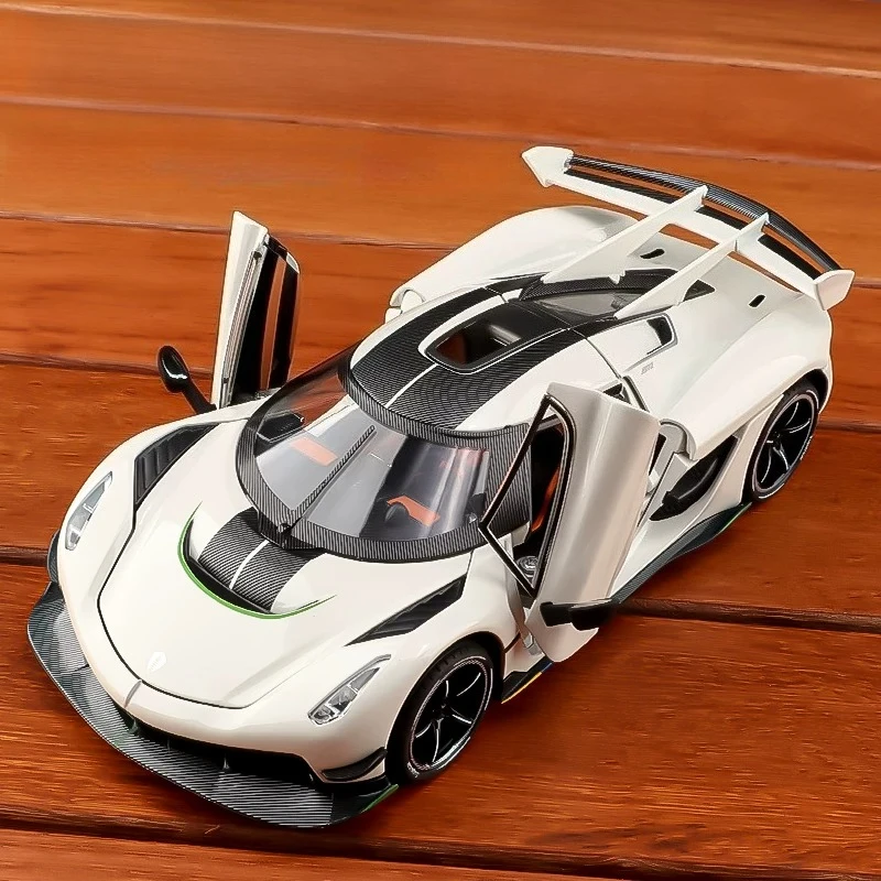 1:24 JESKO Sports Car Alloy Diecast Metal Model Sound Light Pull Back Racing Toy Children Birthday Toy Gift
1:24 JESKO Sports Car Alloy Diecast Metal Model Sound Light Pull Back Racing Toy Children Birthday Toy Gift