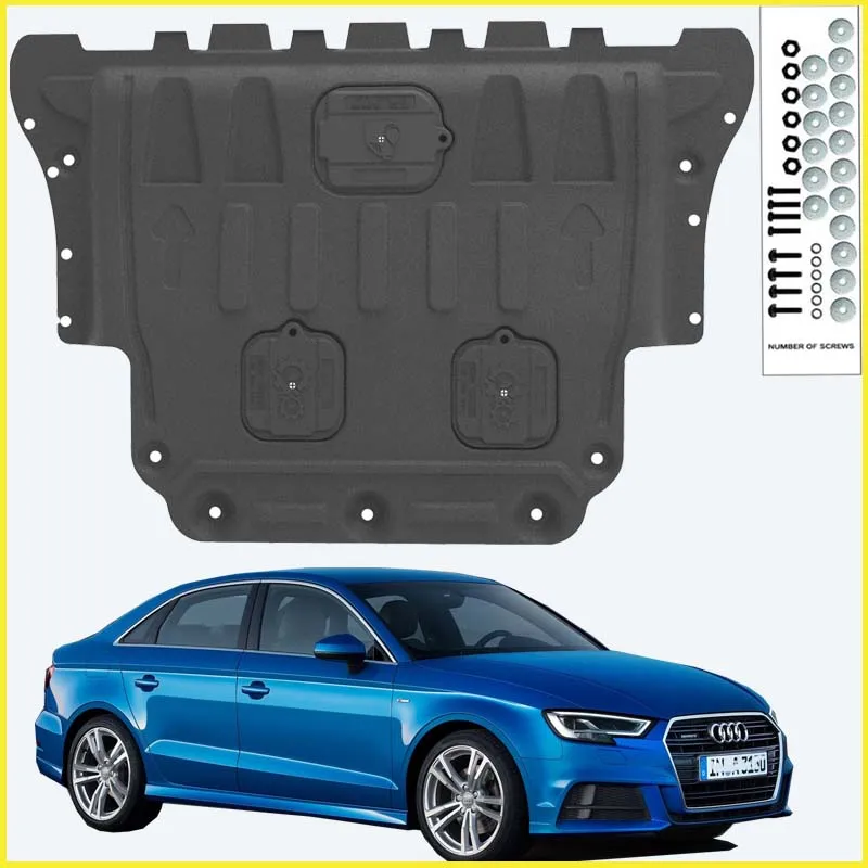 For Audi A3 2017-2020 Black Under Engine + Transmission Guard Plate Splash Shield Mud Fender Cover Mudguard Protector
For Audi A3 2017-2020 Black Under Engine + Transmission Guard Plate Splash Shield Mud Fender Cover Mudguard Protector