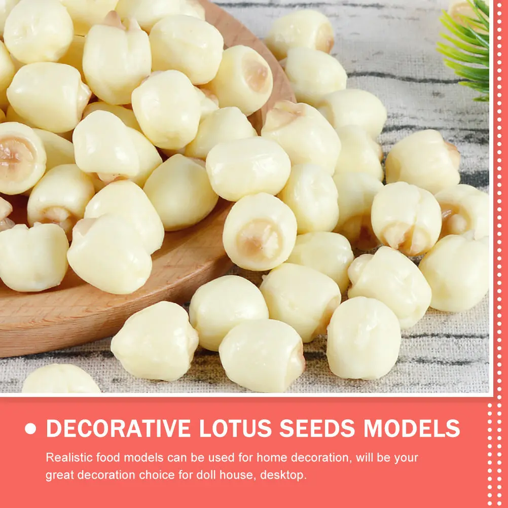 30Pcs Artificial Lotus Seeds Realistic Simulation High Quality Miniature Fake Food Decoration Props for Kids Cognition Pretend
30Pcs Artificial Lotus Seeds Realistic Simulation High Quality Miniature Fake Food Decoration Props for Kids Cognition Pretend