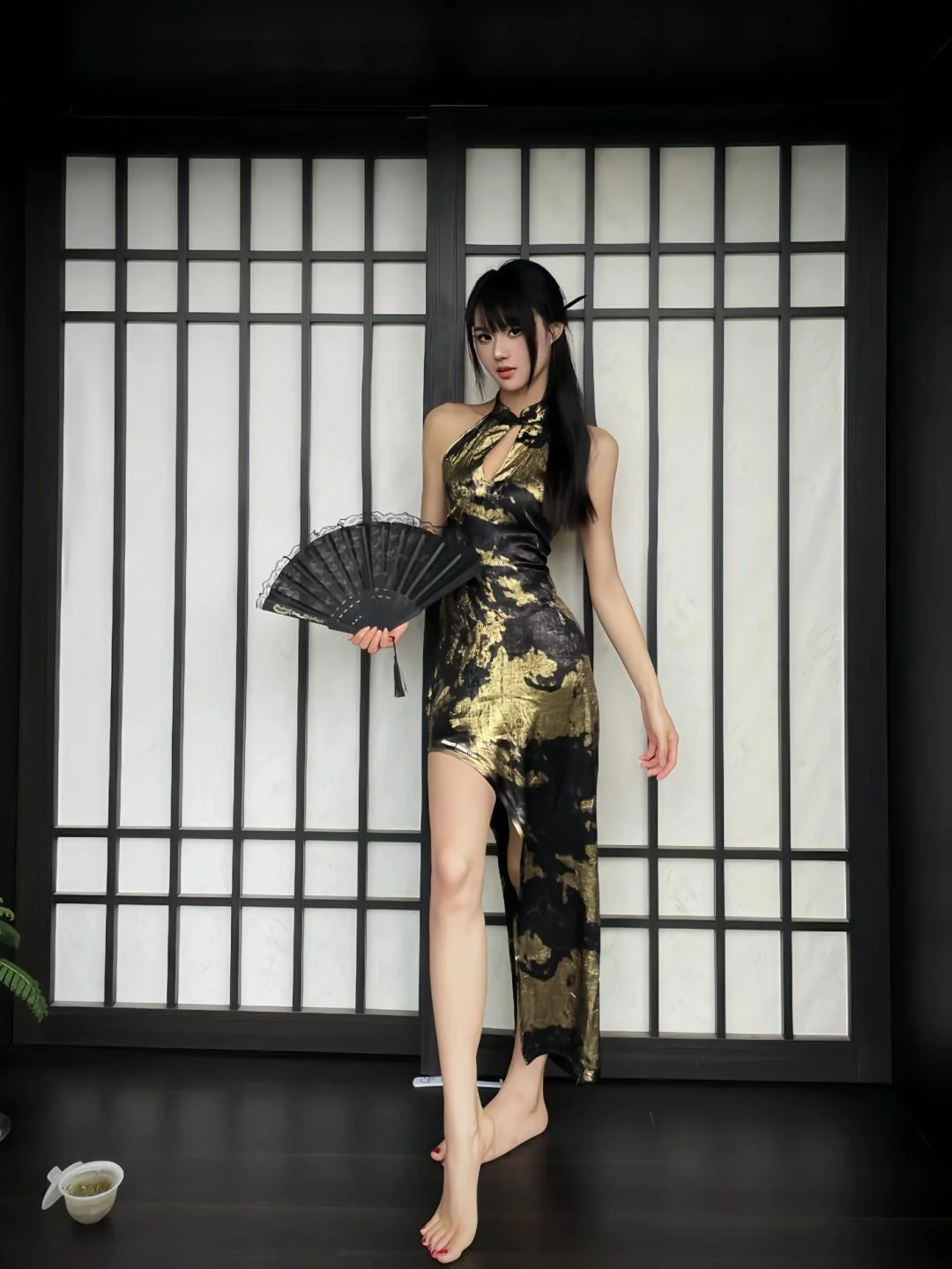 New Chinese Style Improved Qipao Exquisite Sleeveless Hanging Neck Dress Women Summer Backless Sexy Hip Wrap Long Dresses
New Chinese Style Improved Qipao Exquisite Sleeveless Hanging Neck Dress Women Summer Backless Sexy Hip Wrap Long Dresses