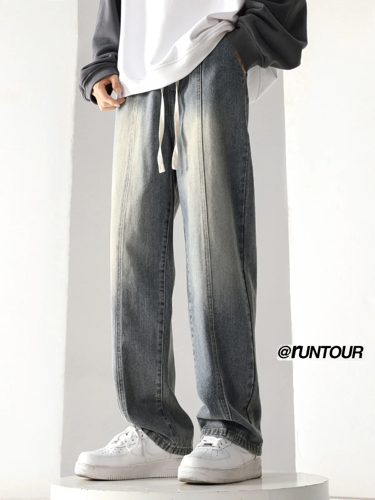 Retro Waed Men's Jeans Spring Autumn Trendy Loose Wide Leg American High Street Straight Long Pants Youth Wear
Retro Waed Men's Jeans Spring Autumn Trendy Loose Wide Leg American High Street Straight Long Pants Youth Wear