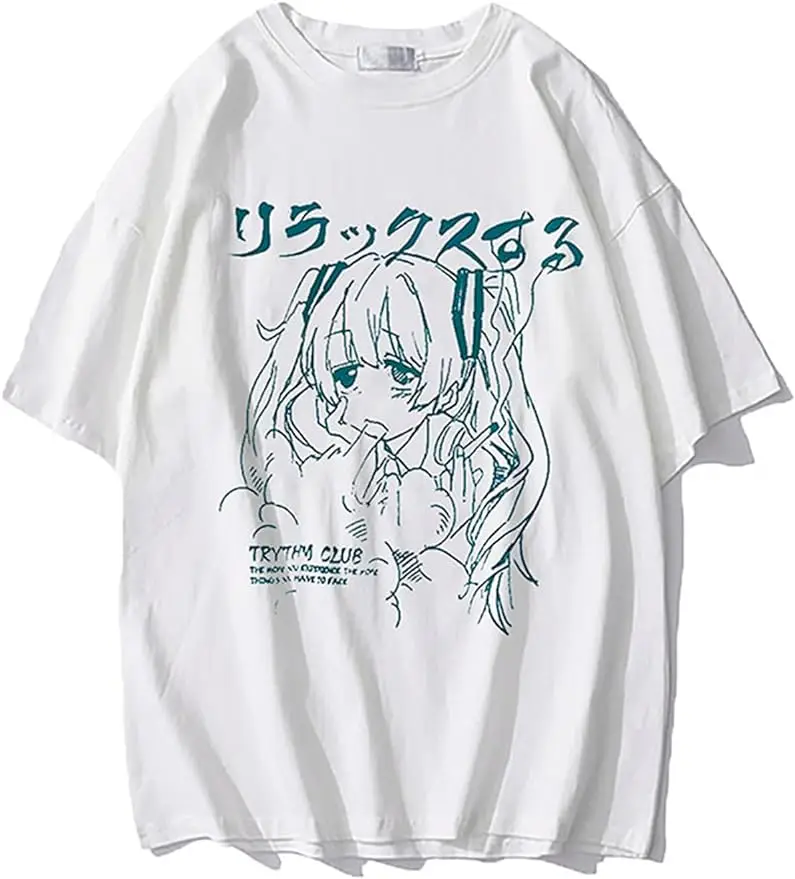 Women Clothing Women's T Shirt Y2k Harajuku Graphic T Shirts Anime Print Oversized T Shirt Plus Size Grunge Tops
Women Clothing Women's T Shirt Y2k Harajuku Graphic T Shirts Anime Print Oversized T Shirt Plus Size Grunge Tops