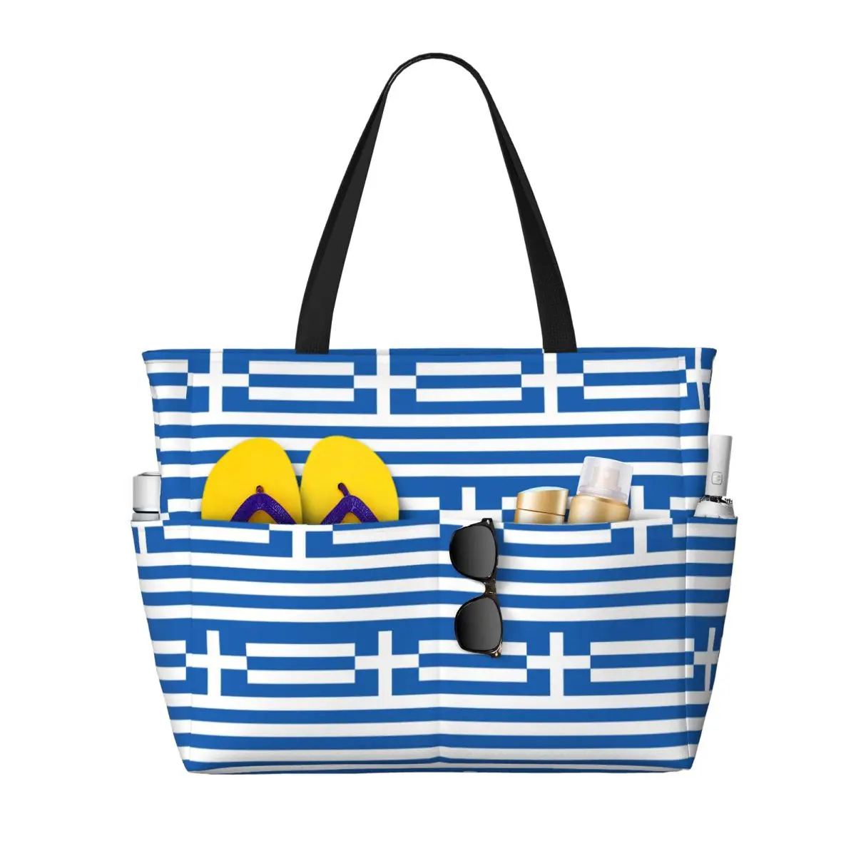 Flag Of Greece Beach Tote Bag Sport Gym Yoga Duffle Large Tote Bag Women Travel Bag Fitness bag
Flag Of Greece Beach Tote Bag Sport Gym Yoga Duffle Large Tote Bag Women Travel Bag Fitness bag
