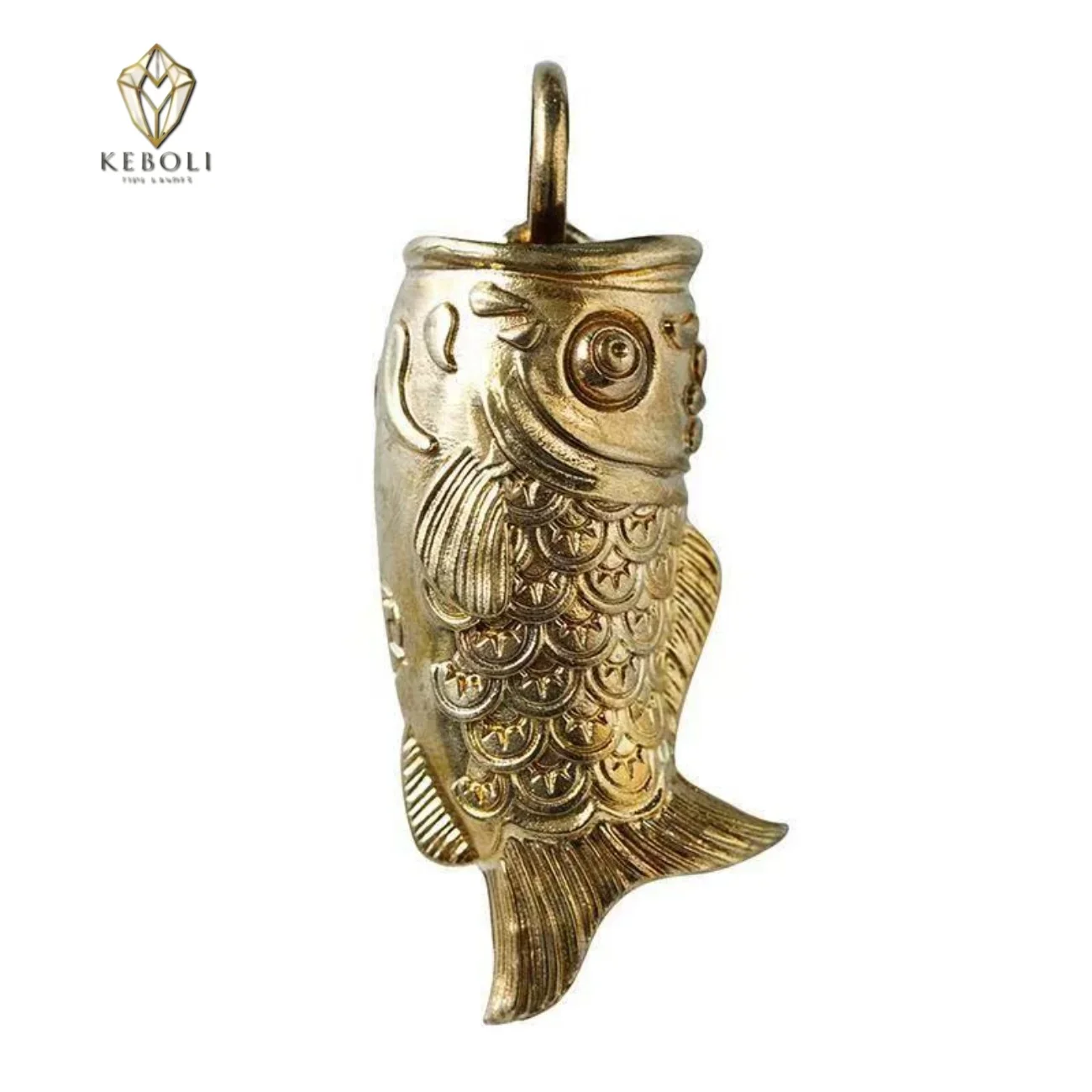 Antique Solid Copper Koi Fish Keychain - Japanese Fortune Bell Charm for Car/Bag, Vintage Zen Wind Chime Accessories, Lucky Cult
Antique Solid Copper Koi Fish Keychain - Japanese Fortune Bell Charm for Car/Bag, Vintage Zen Wind Chime Accessories, Lucky Cult