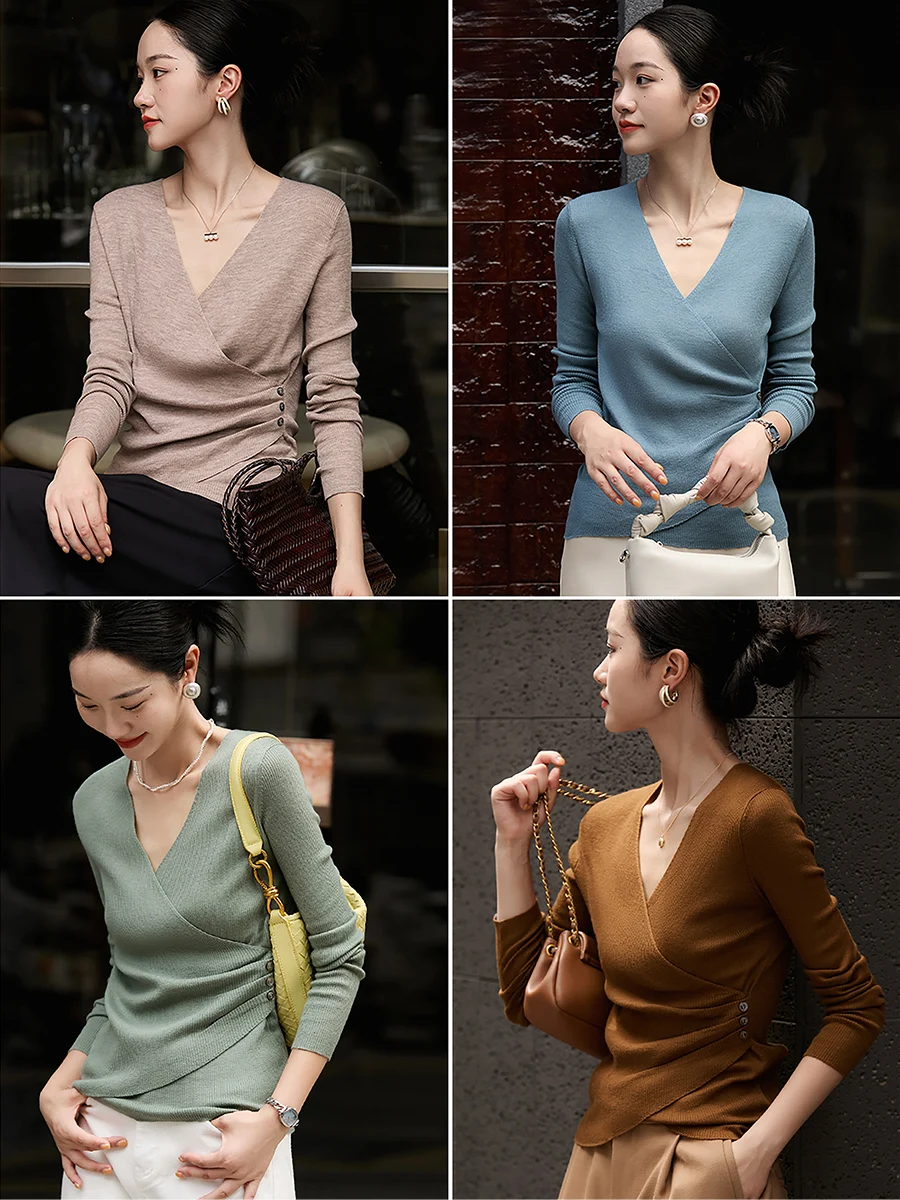 Осень-зима, удобный вязаный свитер с запахом, 6-игольный шерстяной свитер Yangzhou V Ne Long Sve, стандартный крой, цвет OL Sle
Осень-зима, удобный вязаный свитер с запахом, 6-игольный шерстяной свитер Yangzhou V Ne Long Sve, стандартный крой, цвет OL Sle