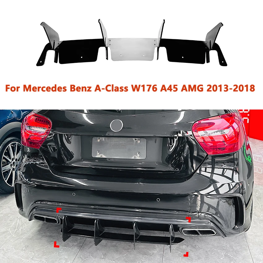 Rear Lip Rear Wind Blade Spoiler For Mercedes Benz A-Class W176 A45 AMG 2013-2018 Rear Wind Knife Guard Exterior Modification
Rear Lip Rear Wind Blade Spoiler For Mercedes Benz A-Class W176 A45 AMG 2013-2018 Rear Wind Knife Guard Exterior Modification