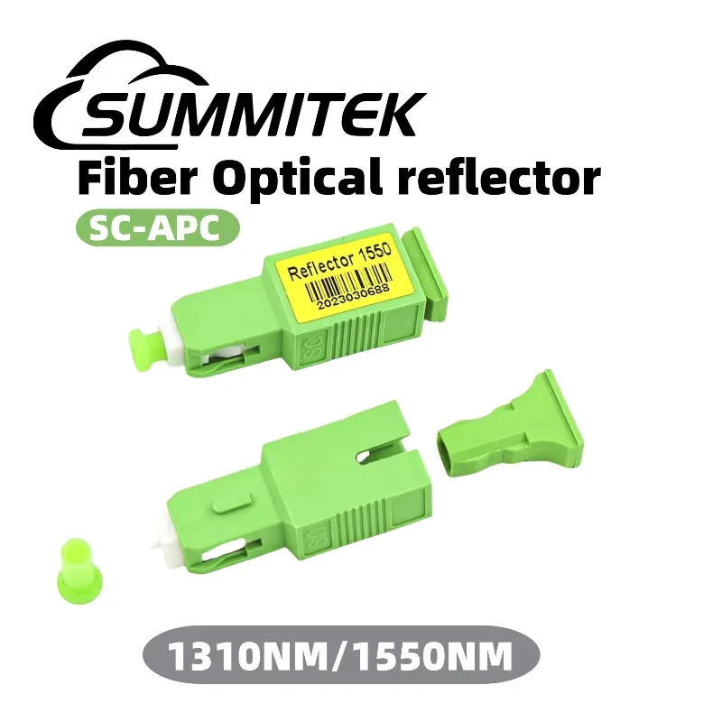 Summitek SC APC Fiber Reflector Connectors Polish Paired with CFBG Reflectors Operating At 1310nm 1550nm Wavelengths
Summitek SC APC Fiber Reflector Connectors Polish Paired with CFBG Reflectors Operating At 1310nm 1550nm Wavelengths