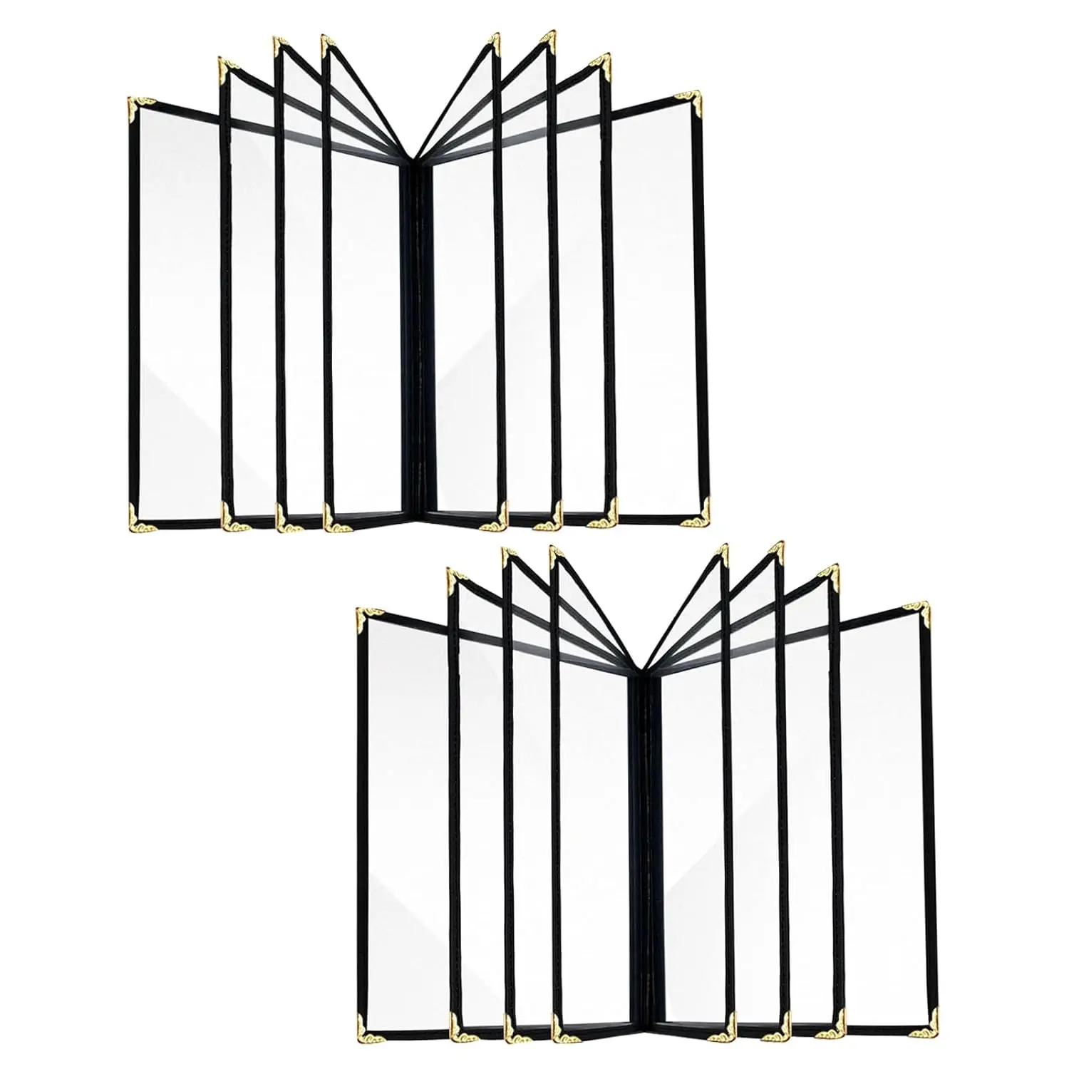 2Pack Menu Covers 8.5x11 inch - 16 View Clear PVC Menu Covers Waterproof, Stain Resistant & Reusable Restaurant Menu Hol
2Pack Menu Covers 8.5x11 inch - 16 View Clear PVC Menu Covers Waterproof, Stain Resistant & Reusable Restaurant Menu Hol