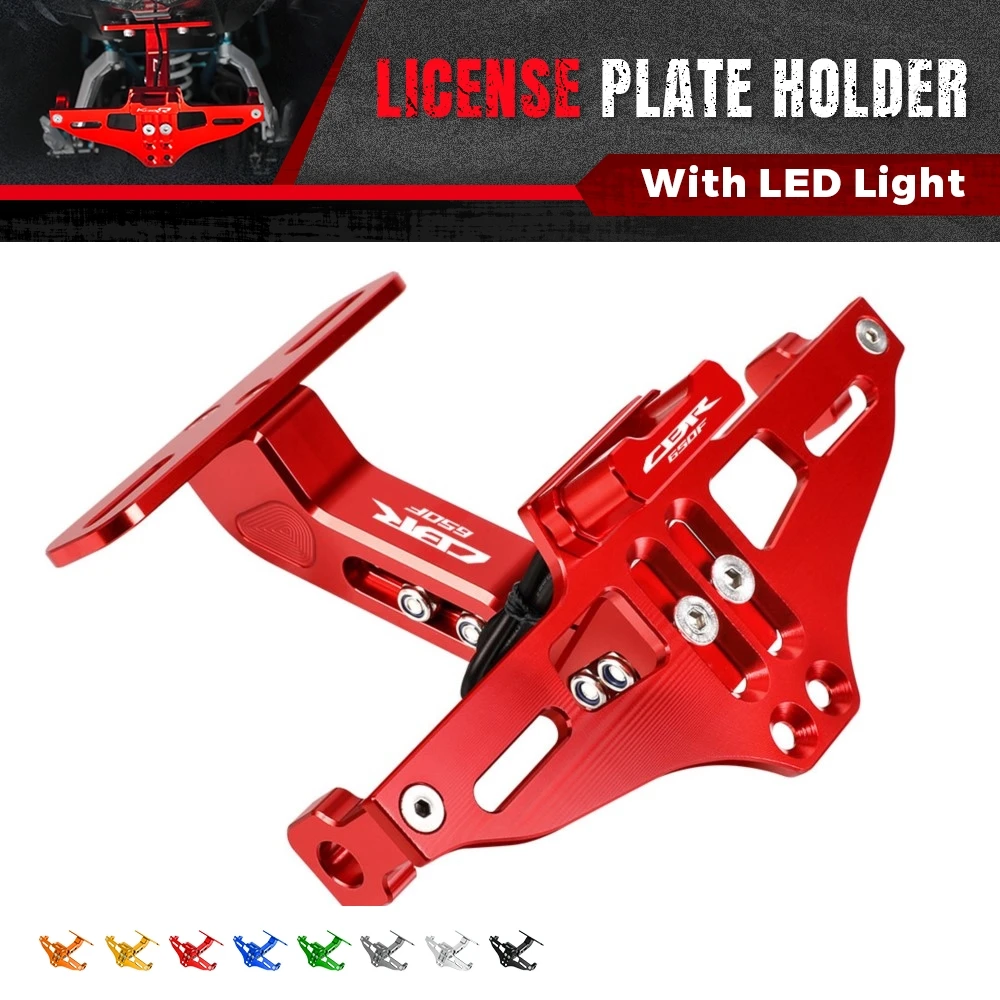 FOR Honda CBR650F CBR 650F CB650F 2014 2015 2016 2017 2018 Motorcycle Adjustable License Plate Holder LED Turn Signal Lights
FOR Honda CBR650F CBR 650F CB650F 2014 2015 2016 2017 2018 Motorcycle Adjustable License Plate Holder LED Turn Signal Lights