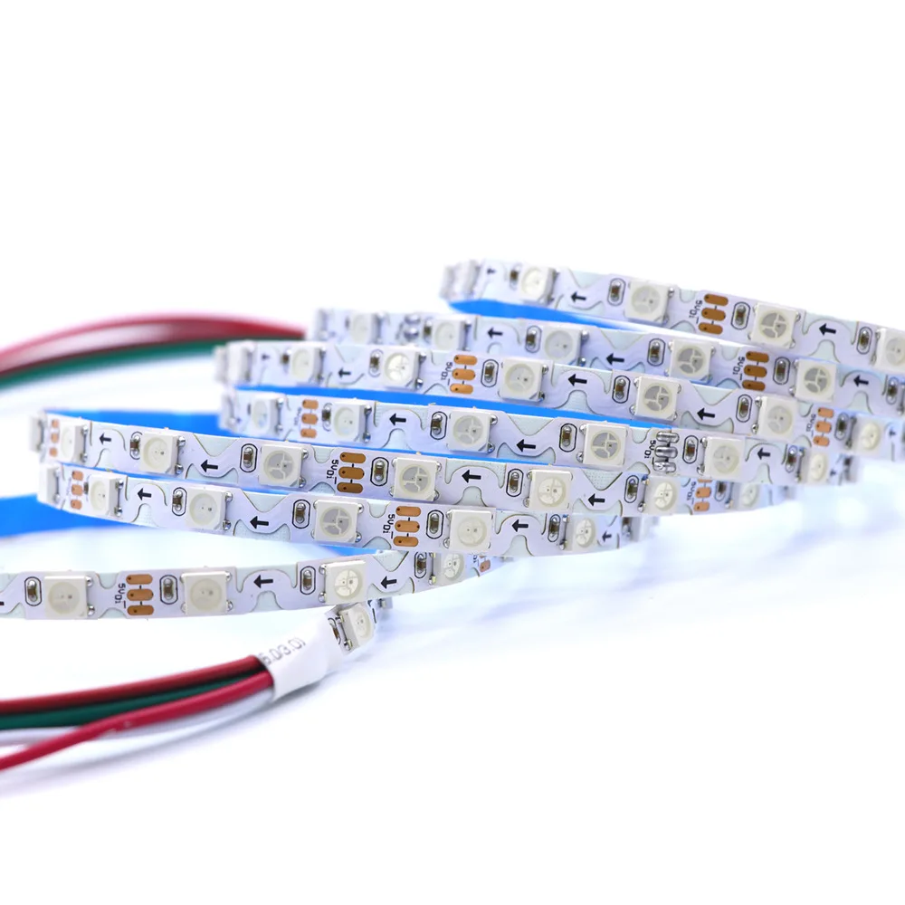 5m S Shape Foldable Full Color Flexible Strip Bendable Zigzag Addressable WS2812B 5050 Dream Color Pixel Strip 5V 12V Sign Logo
5m S Shape Foldable Full Color Flexible Strip Bendable Zigzag Addressable WS2812B 5050 Dream Color Pixel Strip 5V 12V Sign Logo