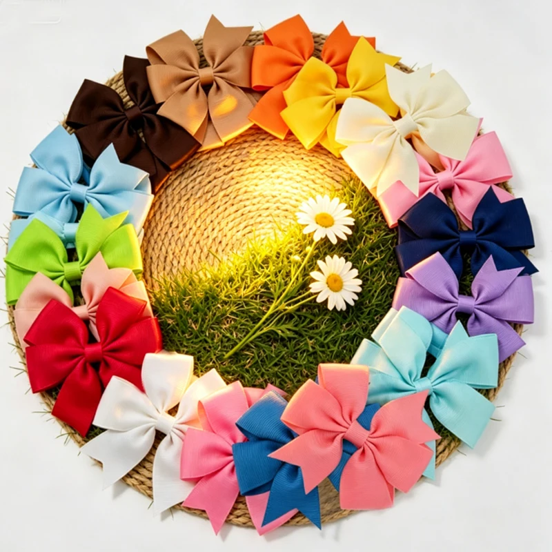 20 PCS Hair Bows Clips 3.5" Grosgrain Ribbon Pinwheel Bows Alligator Clips Hair Barrettes Accessories for Women Youngs
20 PCS Hair Bows Clips 3.5" Grosgrain Ribbon Pinwheel Bows Alligator Clips Hair Barrettes Accessories for Women Youngs