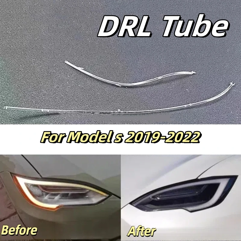 НОВАЯ трубка для фар DRL для модели S 2019 2020 2021 2022, акриловая трубка, направляющая для света, полоса DRL
НОВАЯ трубка для фар DRL для модели S 2019 2020 2021 2022, акриловая трубка, направляющая для света, полоса DRL