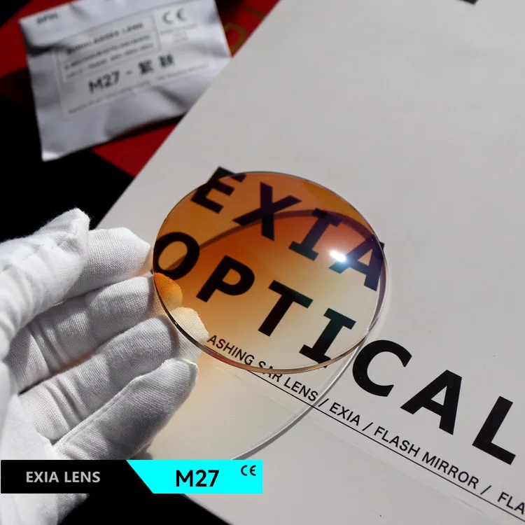 EXIA Lens M27 Gradient Brown Sunglasses Lenses UV400 SHMC MR-8 1.61 Thickness 3mm Anti-Impact Base Curve 3
EXIA Lens M27 Gradient Brown Sunglasses Lenses UV400 SHMC MR-8 1.61 Thickness 3mm Anti-Impact Base Curve 3