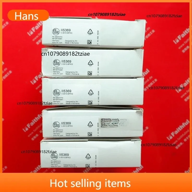 2026 Hot Item Ifm II5369 New Inductive Proximity Switch II-3010-BPKG
2026 Hot Item Ifm II5369 New Inductive Proximity Switch II-3010-BPKG