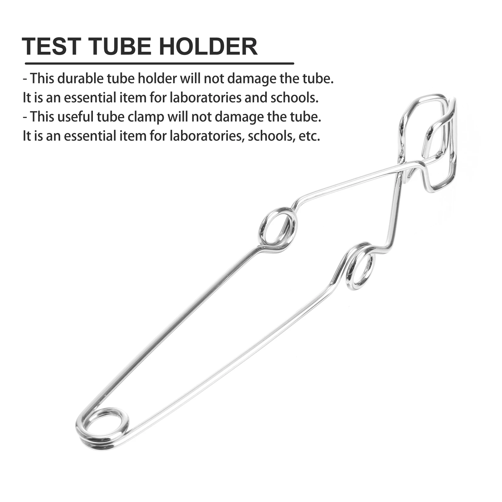 2pcs Metal Test Tube Clamps Chrome-Plated Steel Clip Experimental Tube Holder Tools Use Lightweight
2pcs Metal Test Tube Clamps Chrome-Plated Steel Clip Experimental Tube Holder Tools Use Lightweight