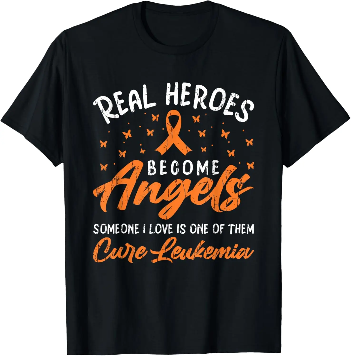 Fashion style - Real Heroes Become Angels Happy Leukemia Awareness Graphic T-Shirt
Fashion style - Real Heroes Become Angels Happy Leukemia Awareness Graphic T-Shirt