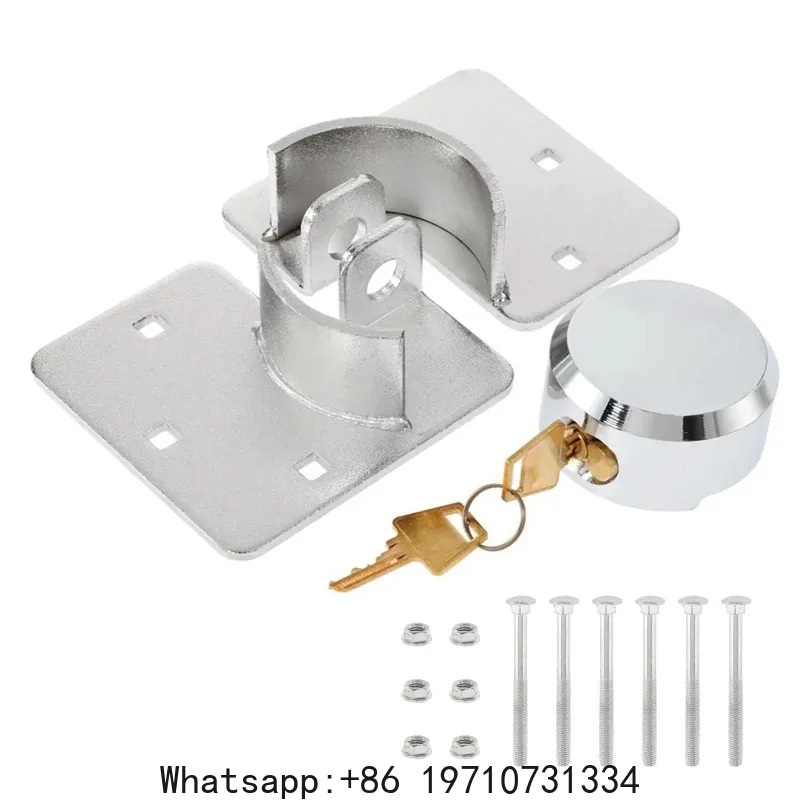 Universal Container Lock Shackle Padlock Set Steel Buckle Lock with Keys Trailer Truck Tail Gates External Lock
Universal Container Lock Shackle Padlock Set Steel Buckle Lock with Keys Trailer Truck Tail Gates External Lock