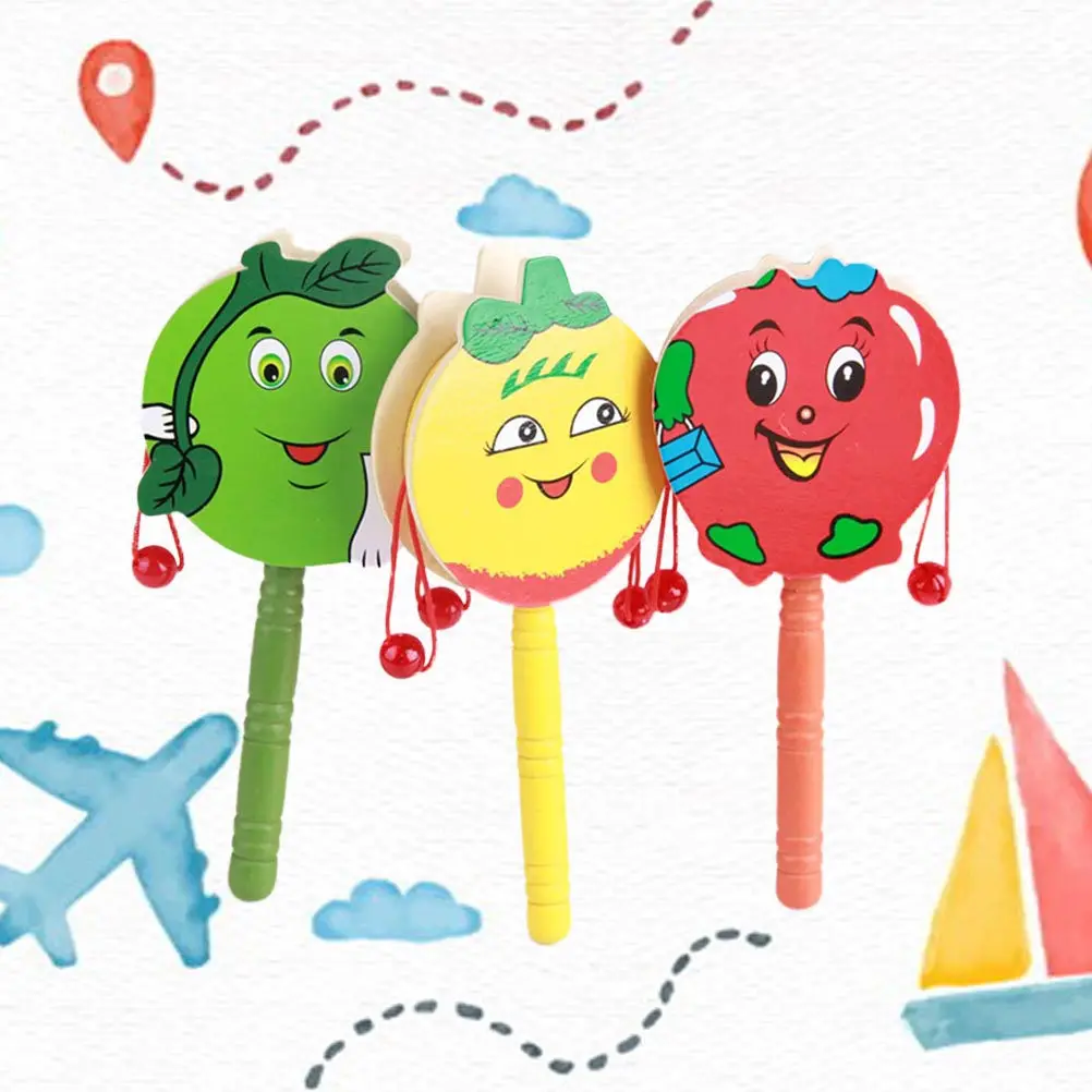 Набор из 3 деревянных волновых барабанов-погремушек для младенцев и новорожденных, яркие цвета, для развития мелкой моторики
Набор из 3 деревянных волновых барабанов-погремушек для младенцев и новорожденных, яркие цвета, для развития мелкой моторики