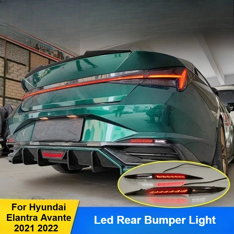 Led Rear Bumper Light Reflector Dymanic Turn Signal Brake Light For Hyundai Elantra Avante 2021 2022 Modification Accessories
Led Rear Bumper Light Reflector Dymanic Turn Signal Brake Light For Hyundai Elantra Avante 2021 2022 Modification Accessories