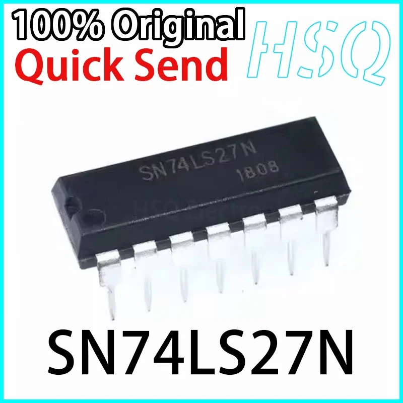 10 шт. новый оригинальный SN74LS27N 74LS27 HD74LS27P DIP-14 3 входа три ИЛИ ворот IC
10 шт. новый оригинальный SN74LS27N 74LS27 HD74LS27P DIP-14 3 входа три ИЛИ ворот IC