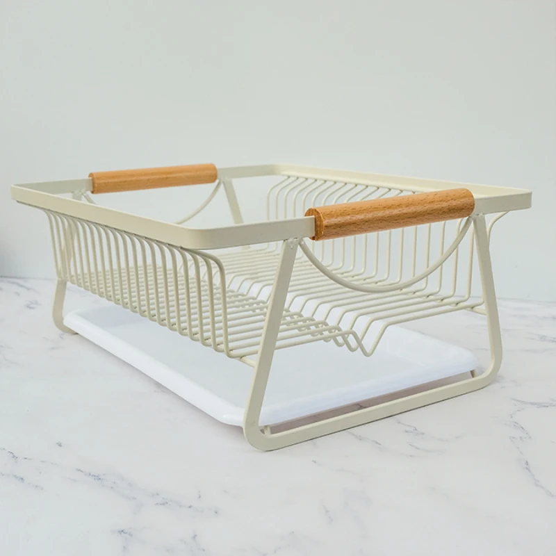 Japanese-Style Household Table Top Iron Tableware Dish Rack Draining Rack Kitchen Storage Basket
Japanese-Style Household Table Top Iron Tableware Dish Rack Draining Rack Kitchen Storage Basket