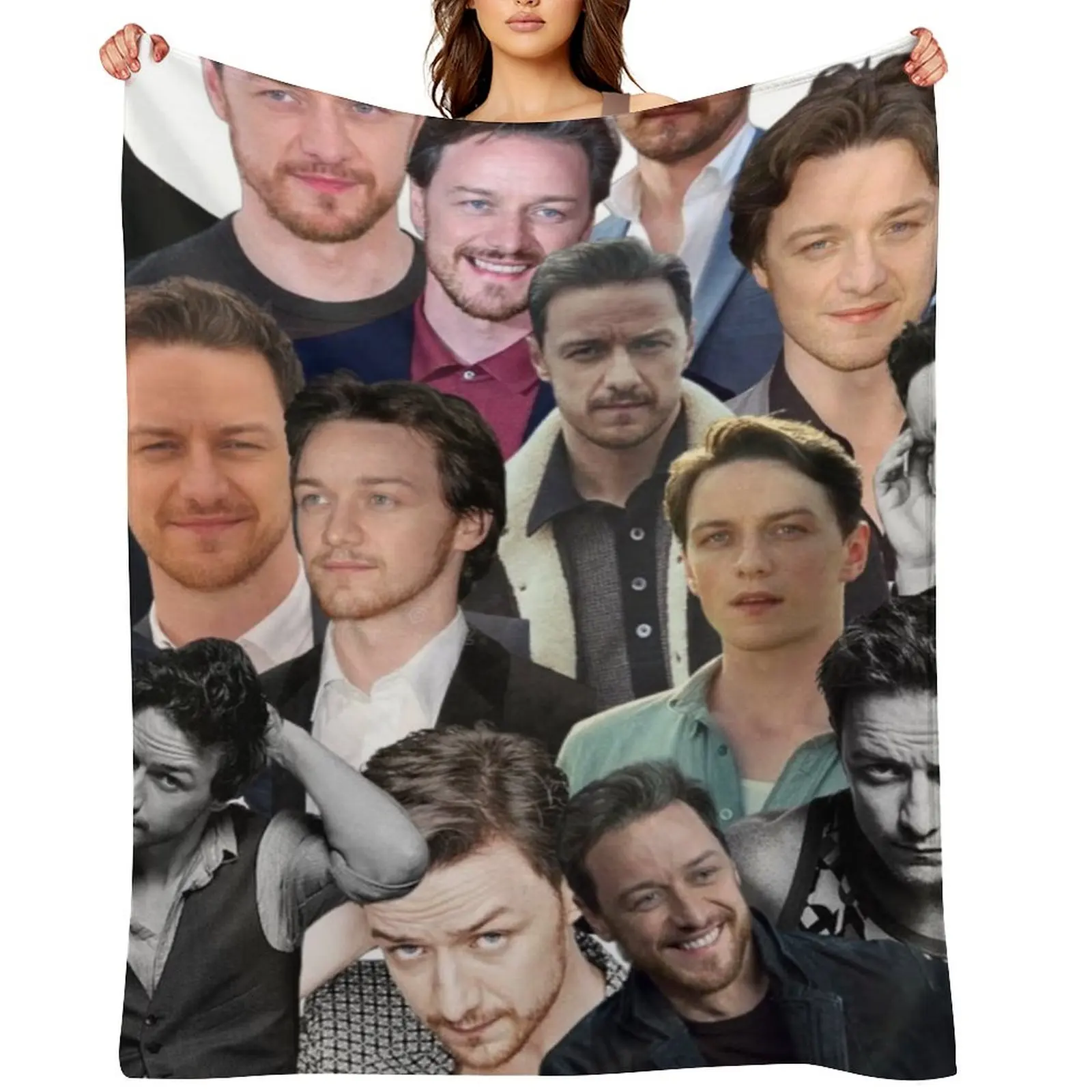 James McAvoy photo collage Throw Blanket Sleeping Bag Soft christmas decoration manga Blankets
James McAvoy photo collage Throw Blanket Sleeping Bag Soft christmas decoration manga Blankets